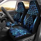 Taniko Motifs Matariki New Zealand Car Seat Cover NZ Niho Taniwha Poutama
