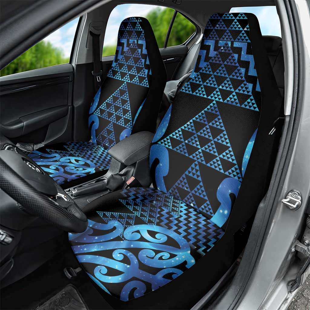 Taniko Motifs Matariki New Zealand Car Seat Cover NZ Niho Taniwha Poutama