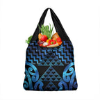 Taniko Motifs Matariki New Zealand Grocery Bag NZ Niho Taniwha Poutama