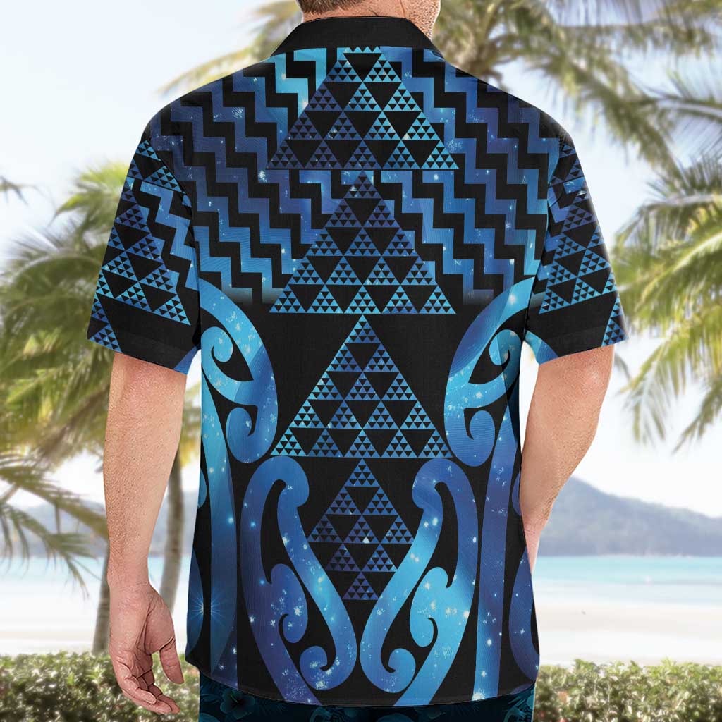 Taniko Motifs Matariki New Zealand Hawaiian Shirt NZ Niho Taniwha Poutama