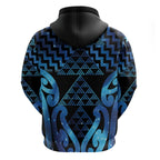 Taniko Motifs Matariki New Zealand Hoodie NZ Niho Taniwha Poutama