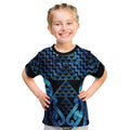 Taniko Motifs Matariki New Zealand Kid T Shirt NZ Niho Taniwha Poutama