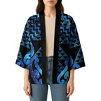Taniko Motifs Matariki New Zealand Kimono NZ Niho Taniwha Poutama