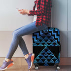Taniko Motifs Matariki New Zealand Luggage Cover NZ Niho Taniwha Poutama
