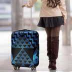 Taniko Motifs Matariki New Zealand Luggage Cover NZ Niho Taniwha Poutama