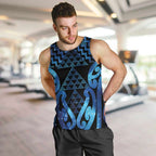 Taniko Motifs Matariki New Zealand Men Tank Top NZ Niho Taniwha Poutama
