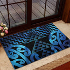 Taniko Motifs Matariki New Zealand Rubber Doormat NZ Niho Taniwha Poutama