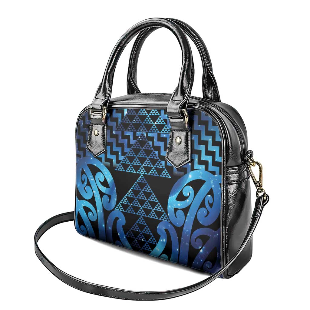 Taniko Motifs Matariki New Zealand Shoulder Handbag NZ Niho Taniwha Poutama