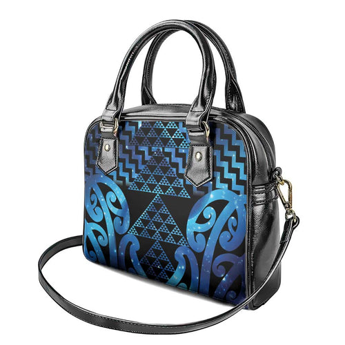 Taniko Motifs Matariki New Zealand Shoulder Handbag NZ Niho Taniwha Poutama