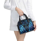 Taniko Motifs Matariki New Zealand Shoulder Handbag NZ Niho Taniwha Poutama