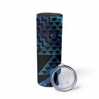 Taniko Motifs Matariki New Zealand Skinny Tumbler NZ Niho Taniwha Poutama