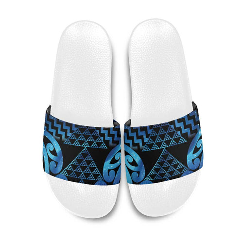 Taniko Motifs Matariki New Zealand Slide Sandals NZ Niho Taniwha Poutama
