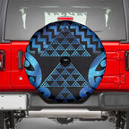 Taniko Motifs Matariki New Zealand Spare Tire Cover NZ Niho Taniwha Poutama