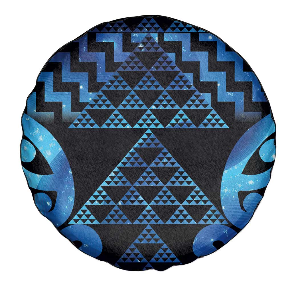 Taniko Motifs Matariki New Zealand Spare Tire Cover NZ Niho Taniwha Poutama