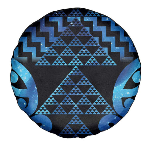 Taniko Motifs Matariki New Zealand Spare Tire Cover NZ Niho Taniwha Poutama