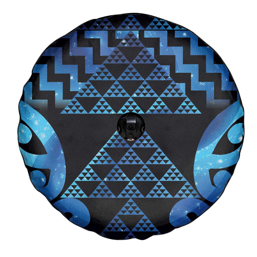 Taniko Motifs Matariki New Zealand Spare Tire Cover NZ Niho Taniwha Poutama
