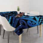 Taniko Motifs Matariki New Zealand Tablecloth NZ Niho Taniwha Poutama