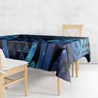 Taniko Motifs Matariki New Zealand Tablecloth NZ Niho Taniwha Poutama
