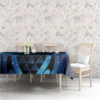 Taniko Motifs Matariki New Zealand Tablecloth NZ Niho Taniwha Poutama