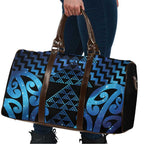 Taniko Motifs Matariki New Zealand Travel Bag NZ Niho Taniwha Poutama