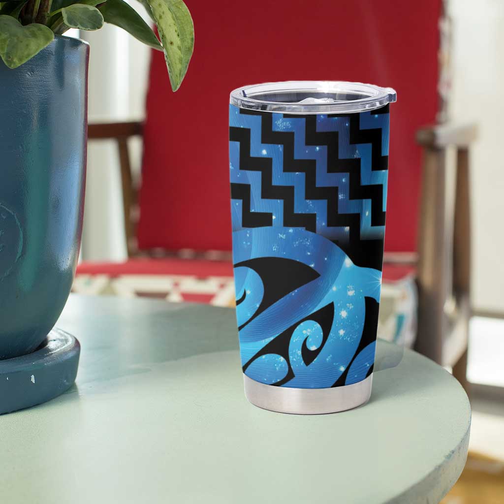 Taniko Motifs Matariki New Zealand Tumbler Cup NZ Niho Taniwha Poutama