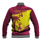 Custom West Indies Cricket Baseball Jacket 2024 World Cup Go Windies