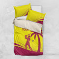Custom West Indies Cricket Bedding Set 2024 World Cup Go Windies