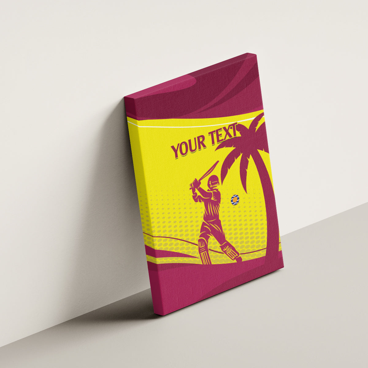 Custom West Indies Cricket Canvas Wall Art 2024 World Cup Go Windies