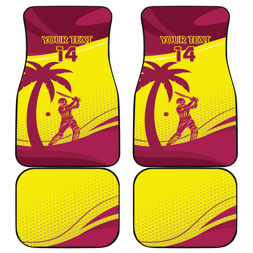 Custom West Indies Cricket Car Mats 2024 World Cup Go Windies