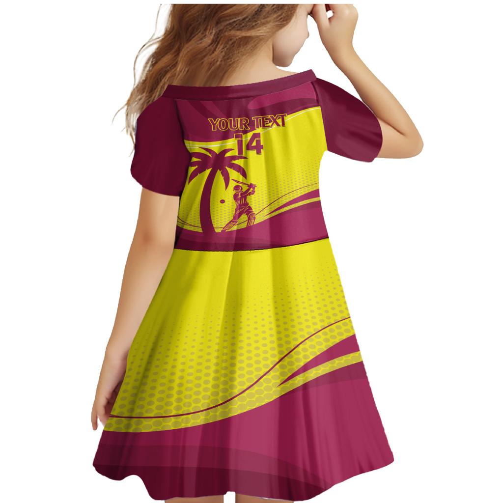 Custom West Indies Cricket Family Matching Mermaid Dress and Hawaiian Shirt 2024 World Cup Go Windies