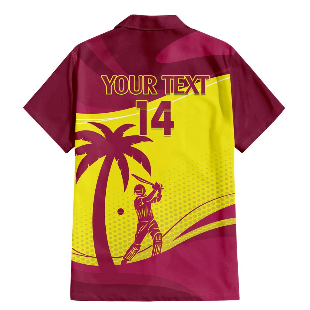 Custom West Indies Cricket Family Matching Mermaid Dress and Hawaiian Shirt 2024 World Cup Go Windies