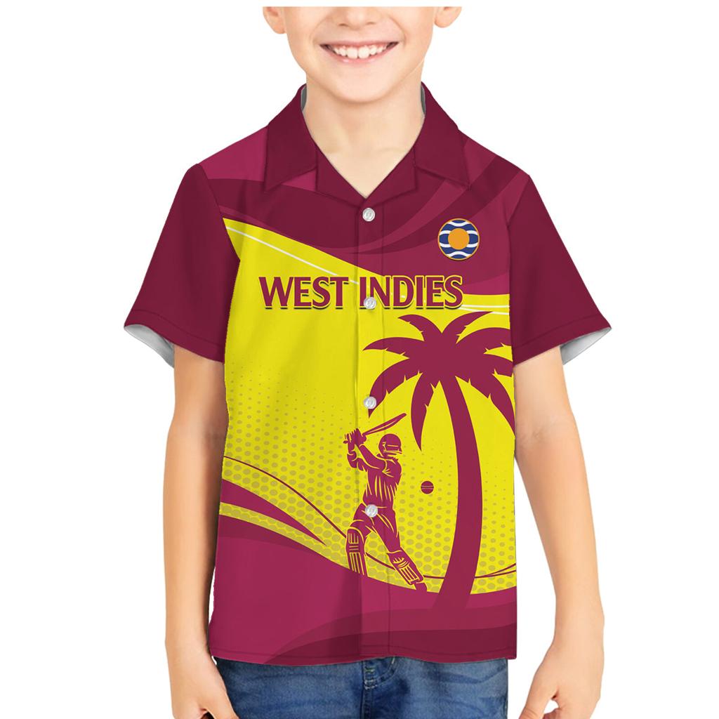 Custom West Indies Cricket Family Matching Mermaid Dress and Hawaiian Shirt 2024 World Cup Go Windies