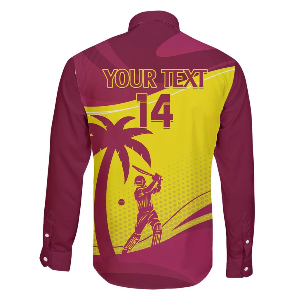 Custom West Indies Cricket Family Matching Short Sleeve Bodycon Dress and Hawaiian Shirt 2024 World Cup Go Windies
