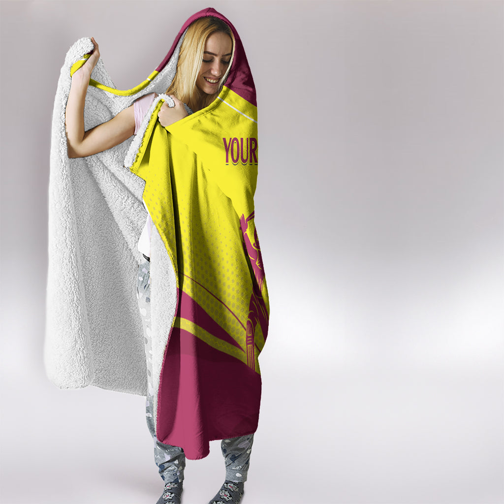 Custom West Indies Cricket Hooded Blanket 2024 World Cup Go Windies