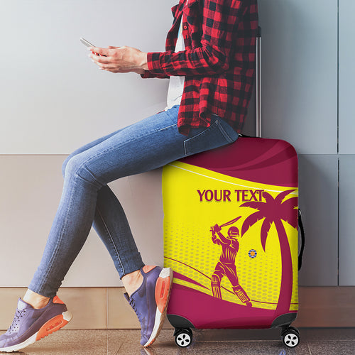 Custom West Indies Cricket Luggage Cover 2024 World Cup Go Windies