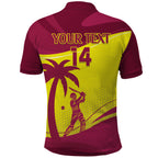Custom West Indies Cricket Polo Shirt 2024 World Cup Go Windies