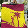Custom West Indies Cricket Quilt 2024 World Cup Go Windies