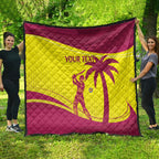 Custom West Indies Cricket Quilt 2024 World Cup Go Windies