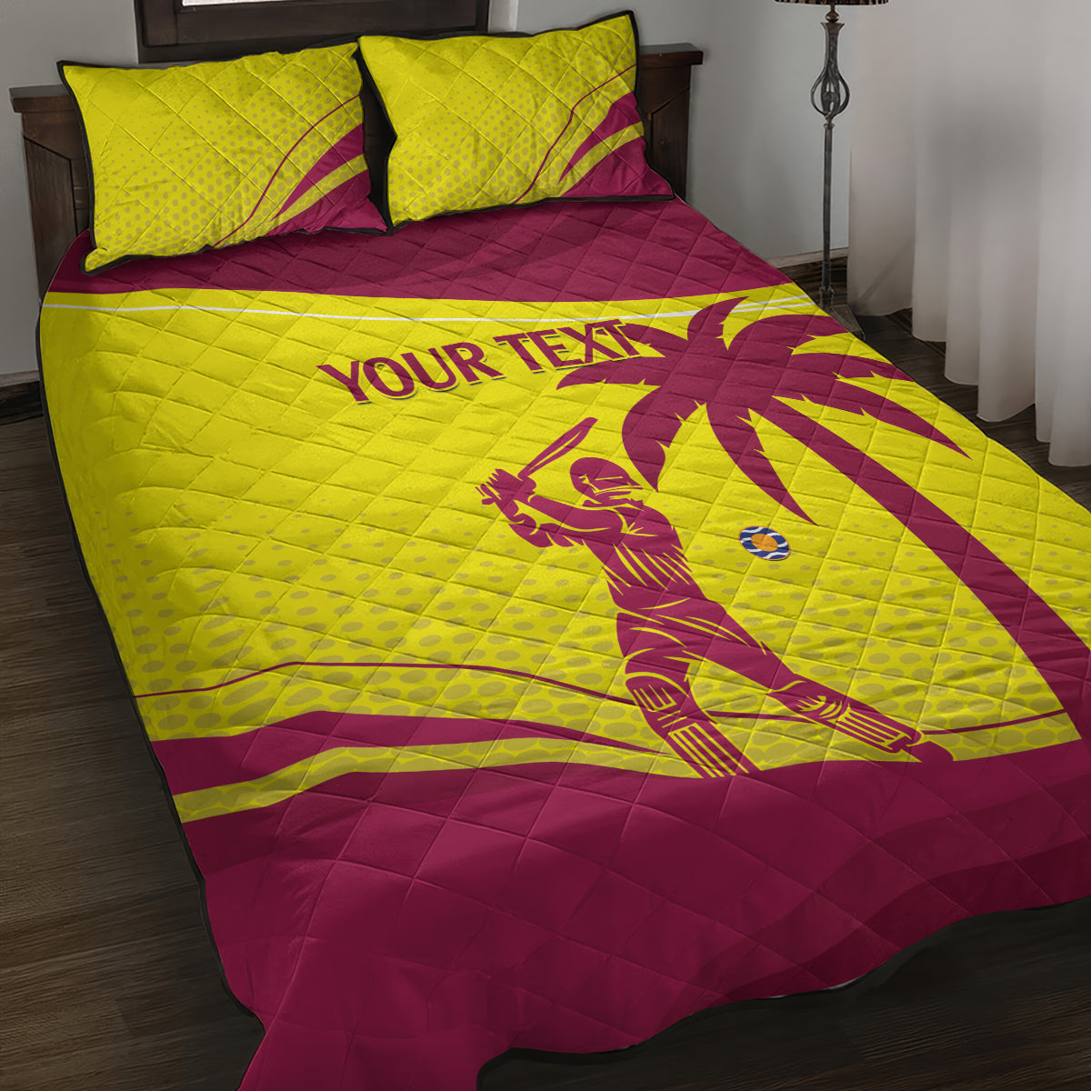 Custom West Indies Cricket Quilt Bed Set 2024 World Cup Go Windies