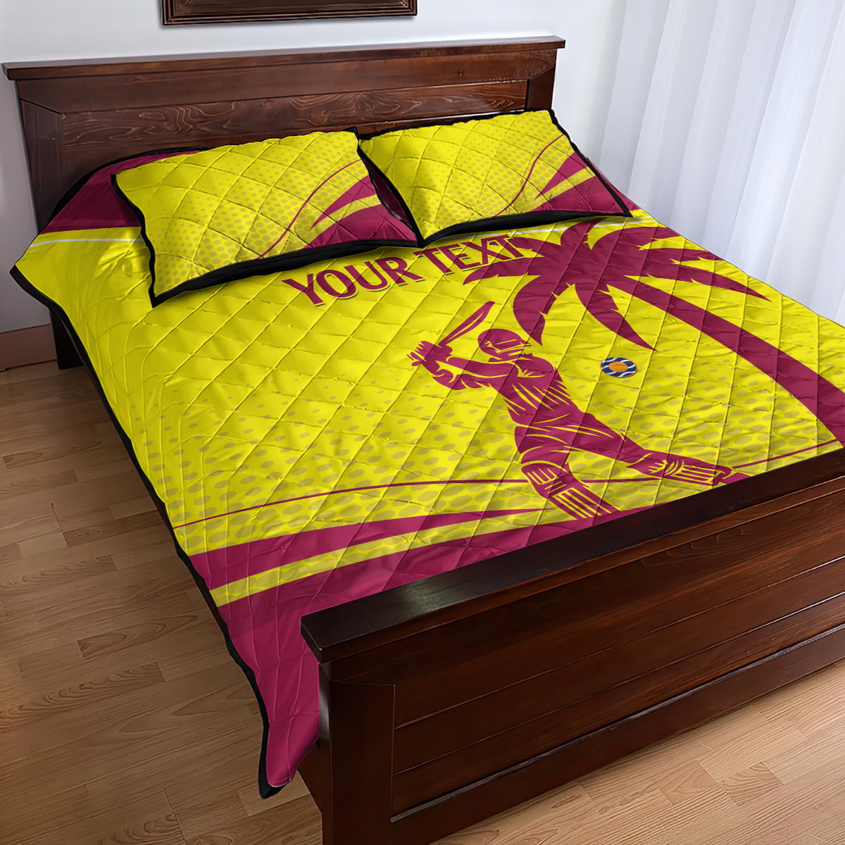 Custom West Indies Cricket Quilt Bed Set 2024 World Cup Go Windies