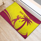 Custom West Indies Cricket Rubber Doormat 2024 World Cup Go Windies