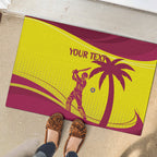 Custom West Indies Cricket Rubber Doormat 2024 World Cup Go Windies