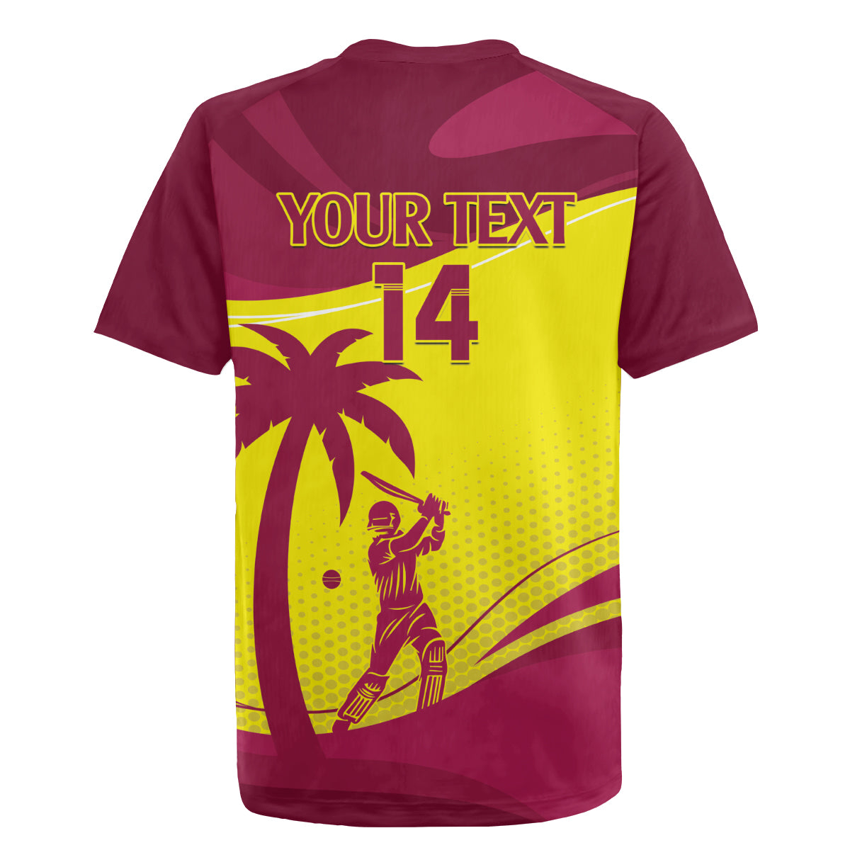 Custom West Indies Cricket Rugby Jersey 2024 World Cup Go Windies