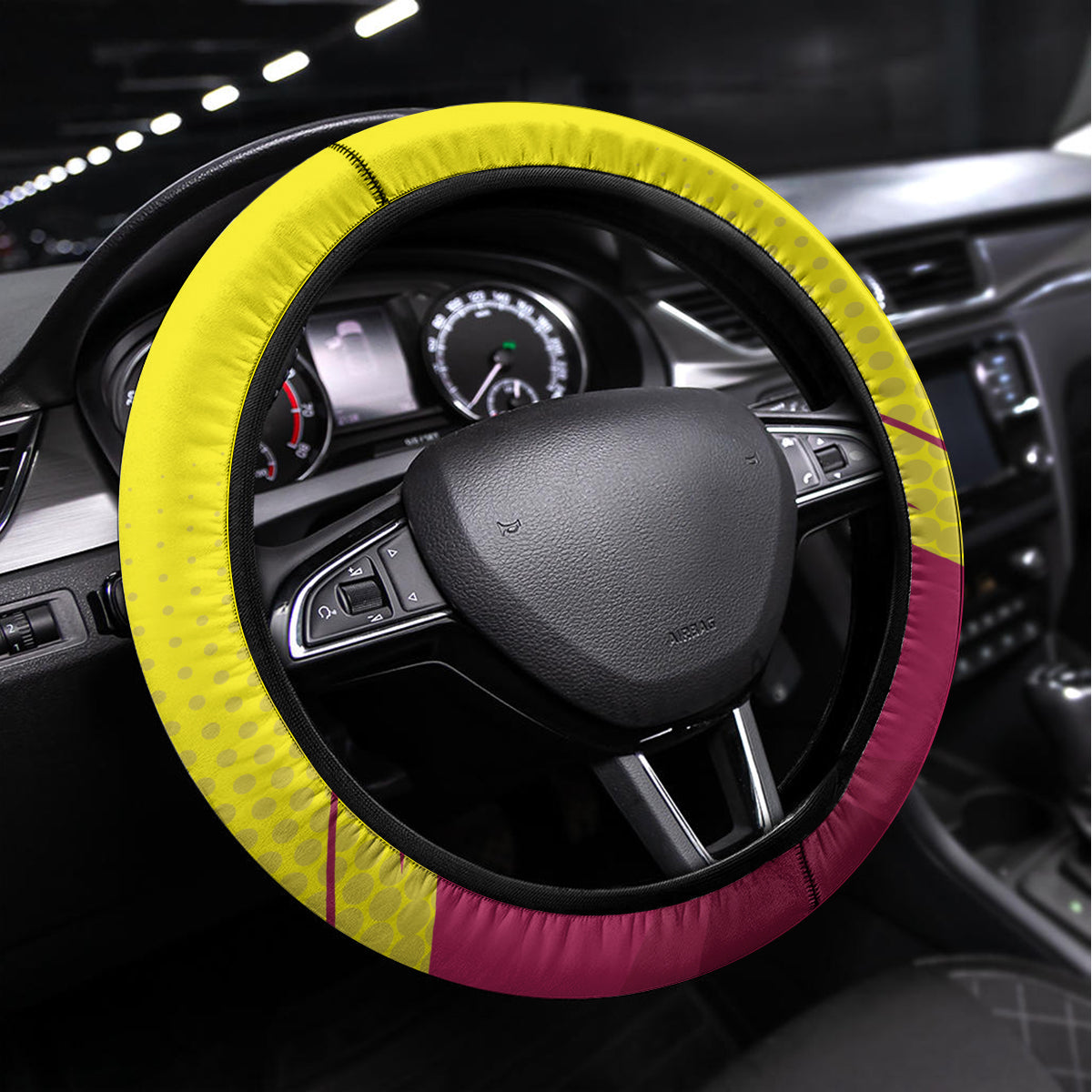 Custom West Indies Cricket Steering Wheel Cover 2024 World Cup Go Windies
