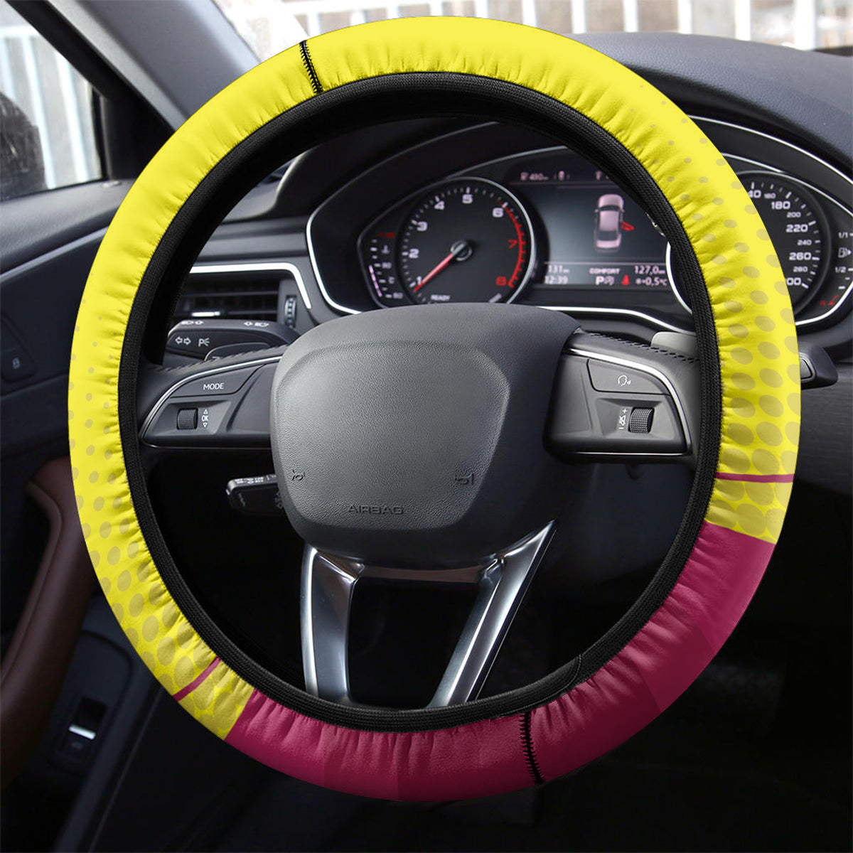 Custom West Indies Cricket Steering Wheel Cover 2024 World Cup Go Windies