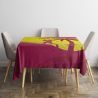 Custom West Indies Cricket Tablecloth 2024 World Cup Go Windies