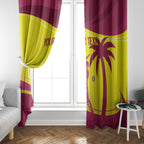 Custom West Indies Cricket Window Curtain 2024 World Cup Go Windies