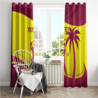 Custom West Indies Cricket Window Curtain 2024 World Cup Go Windies