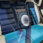 Custom India Cricket Back Car Seat Cover 2024 World Cup Go Men in Blue