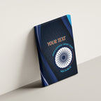 Custom India Cricket Canvas Wall Art 2024 World Cup Go Men in Blue
